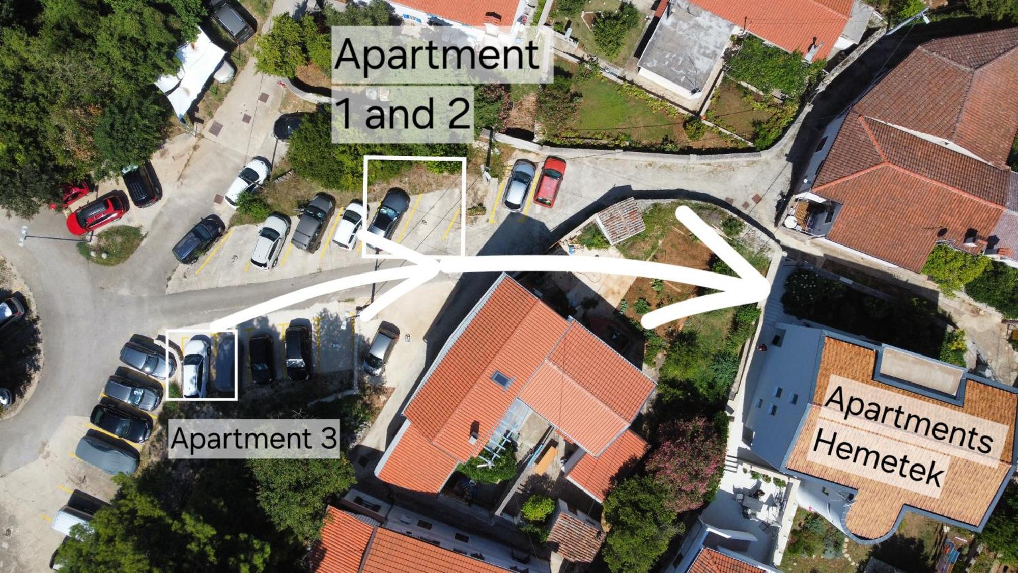 Apartments Hemetek Велі-Лошинь Екстер'єр фото